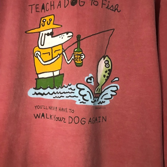 Big Hed Bonita Springs Graphic Long Sleeve Men’s Shirt Fishing Size XL - Picture 4 of 6